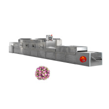 Automatic Industrial Chrsanthemum Flower Tea Leaf Microwave Sterilizing Drying Tunnel Machine Oven